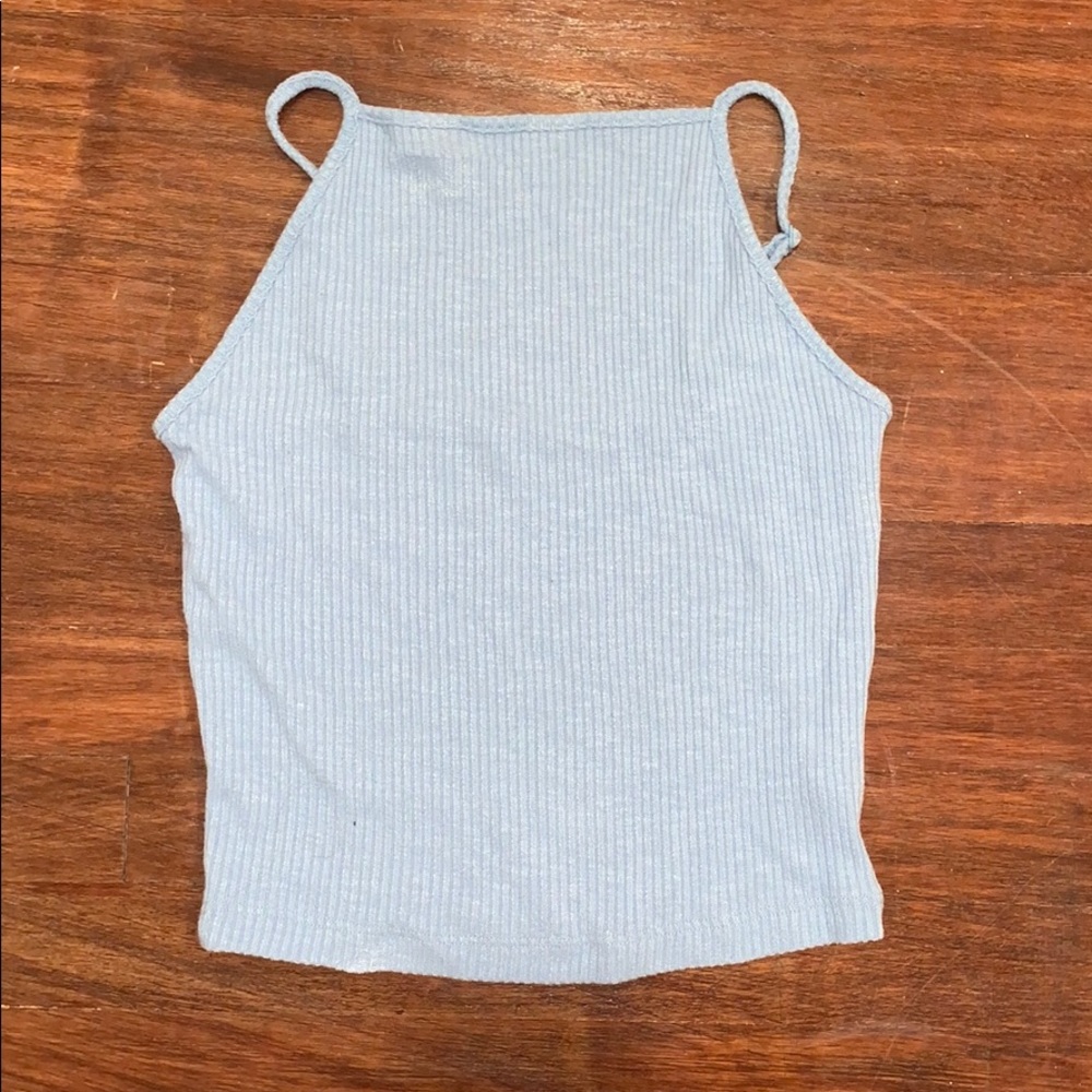 Blue Halter Top